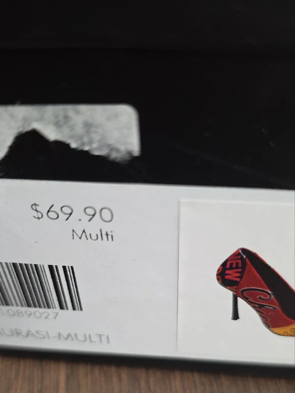 Azalea Wang Multi Printed Stiletto Pointed Toe Pumps